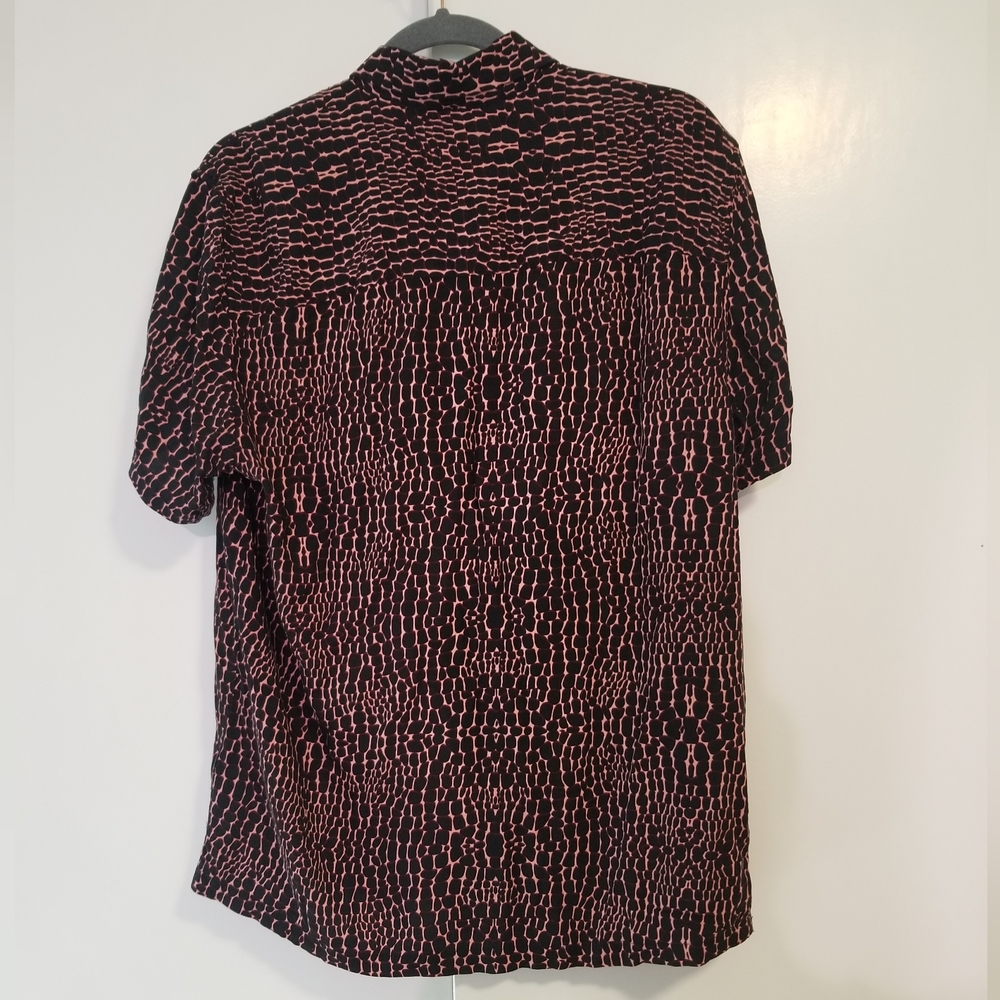 TOPMAN Large Short Sleeve Retro Print Shirt - Picture 5 of 5
